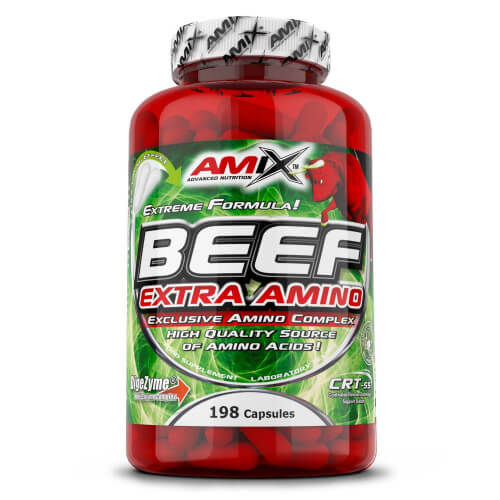 AMIX Beef Extra Amino - 198 kaps.