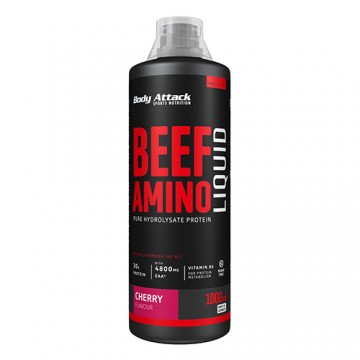 BODY ATTACK Beef Amino Liquid - 1000ml Vyšnios