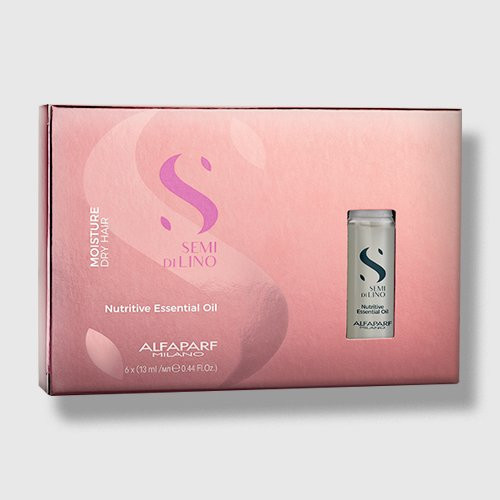 AlfaParf Milano SDL Moisture Nutritive Essential Oil Drėkinamoji plaukų esencija, 6x13ml