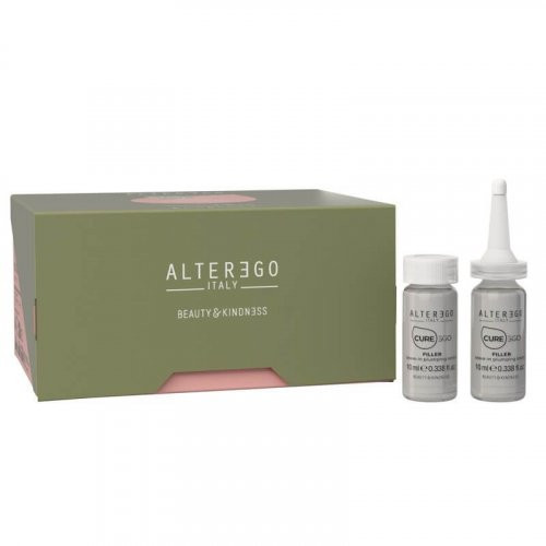 Alter Ego Italy FILLER Lotion Užpildomasis, nenuplaunamas plaukų serumas, 12x10ml