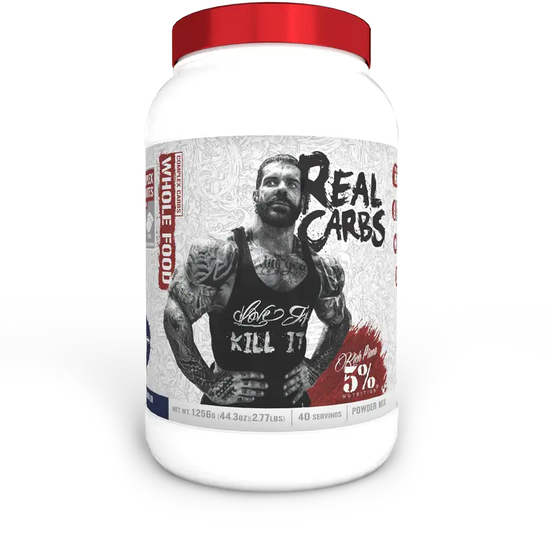 RICH PIANA 5% NUTRITION Real Carbs - 1228-1625g Braškių pyragas