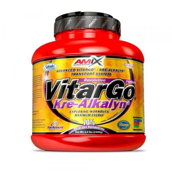 AMIX Vitargo+Kre-Alkalyn - 2000g Apelsinai