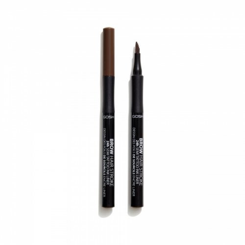 GOSH Copenhagen Brow Hair Stroke Ilgalaikis antakių pieštukas, 003 Dark Brown