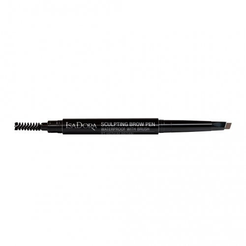 Isadora Sculpting Brow Pen with Brush Modeliuojantis antakių pieštukas su šepetėliu, Medium Brown