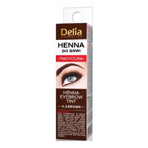 Rudi antakių dažai DELIA COSMETICS TRADYCYJNA HENNA 4.0, 2 g / 2 ml