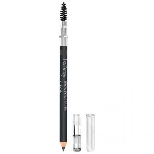 Isadora Brow Powder Pen Antakių pieštukas, Black