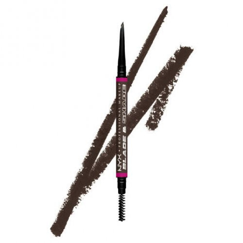 NYX Professional Makeup Blade & Shade Nano Brow Pencil Antakių pieštukas, 07 Ash Brown