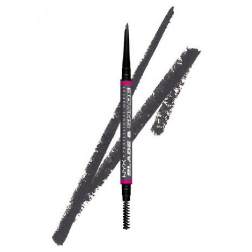 NYX Professional Makeup Blade & Shade Nano Brow Pencil Antakių pieštukas, 11 Grey