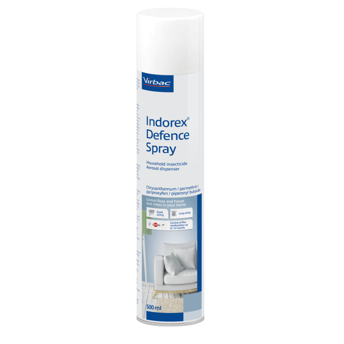 Virbac Indorex purškiklis blusoms aplinkoje naikinti, 500 ml