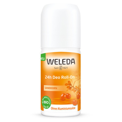 Weleda Sea Buckthorn 24h Roll On Deodorant Rutulinis dezodorantas su šaltalankiais, 50ml