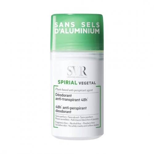 SVR Spirial Vegetal Augalinio pagrindo rutulinis antiperspirantas, 50ml