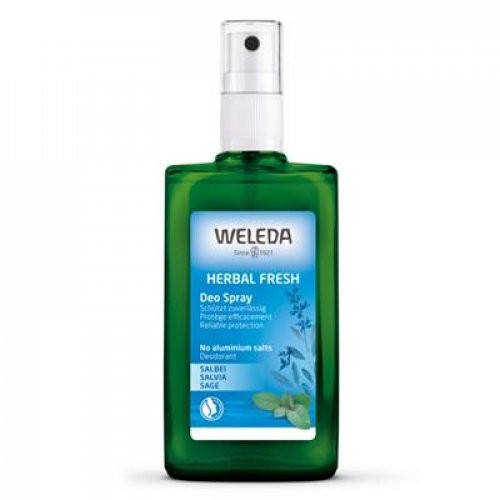 Weleda Sage Herbal Fresh Deo Spray Deodorant Purškiamasis dezodorantas su šalavijais, 100ml