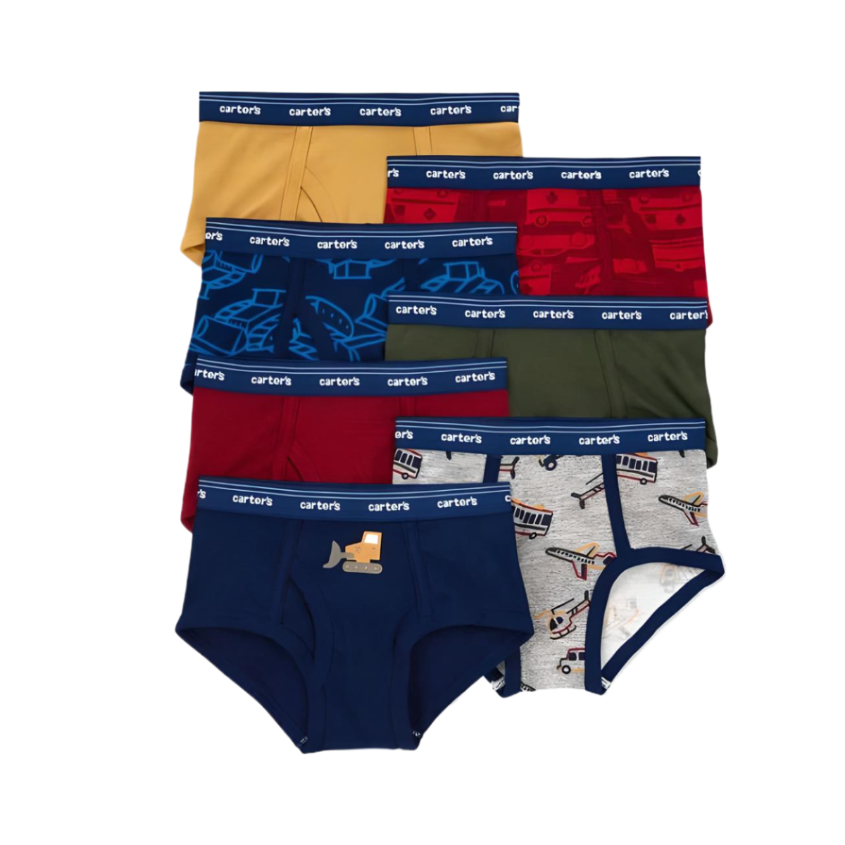 Carter’s vaikiškos apatinės kelnaitės berniukams (7 vnt.)