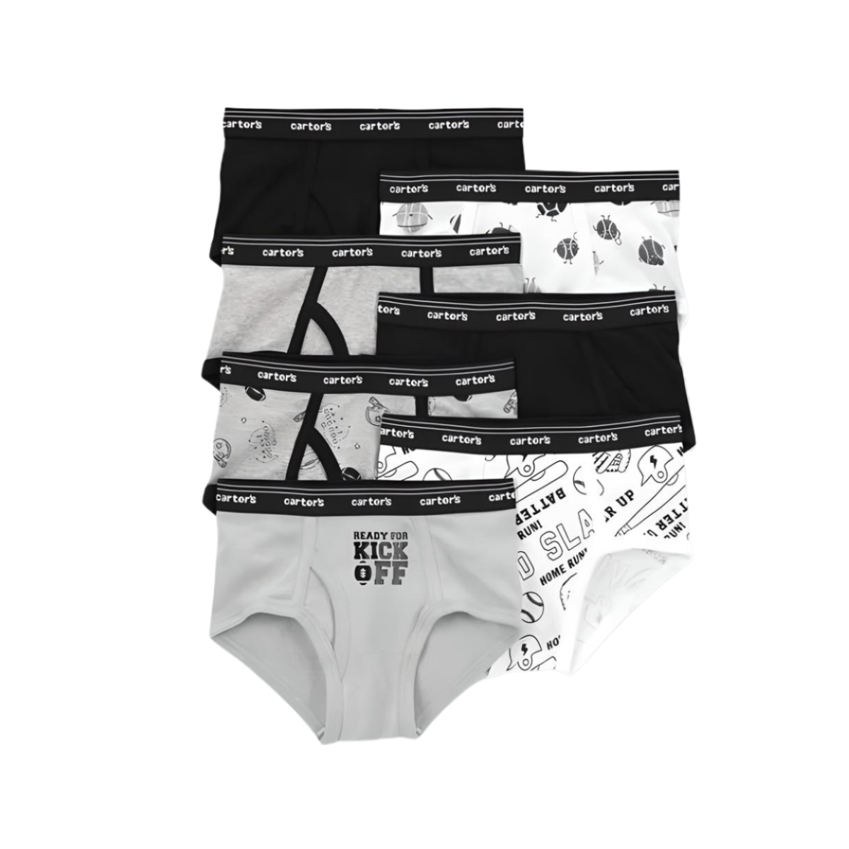 Carter’s vaikiškos apatinės kelnaitės berniukams (7 vnt.)