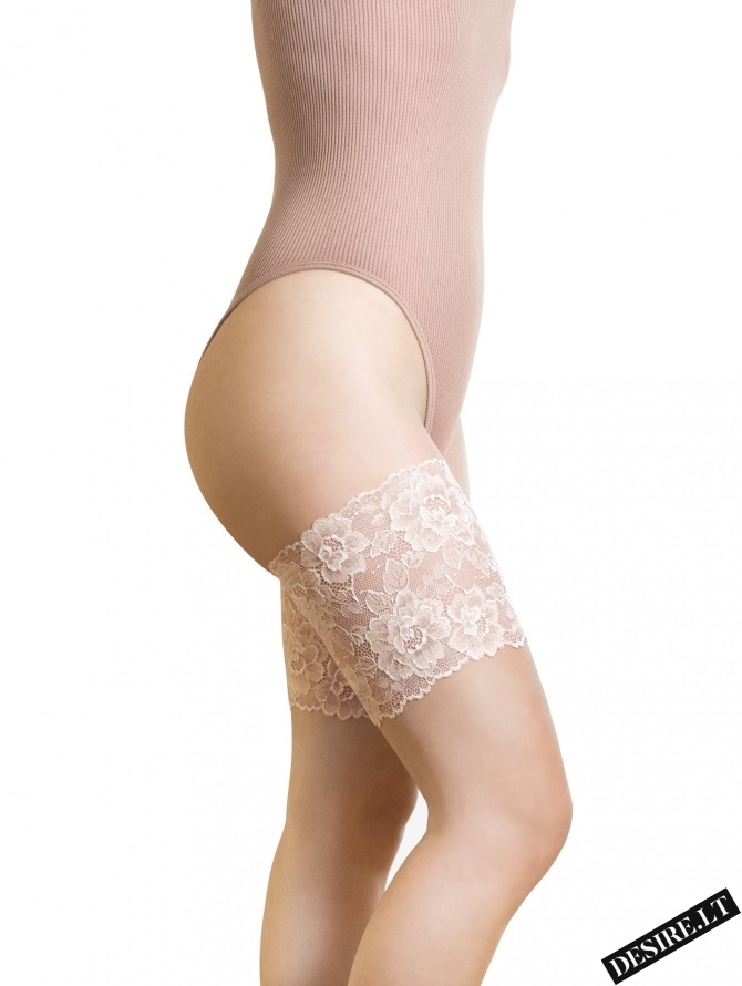 Nėriniuotos šlaunų juostos LACE BAND NUDE