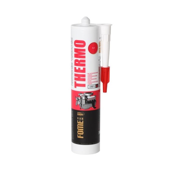 Aukštų temperatūrų silikonas Fome Flex Thermo, 315°C, 300 ml, raudona