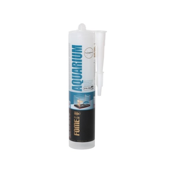 Silikonas Aquarium Fome Flex, bespalvis, 300 ml