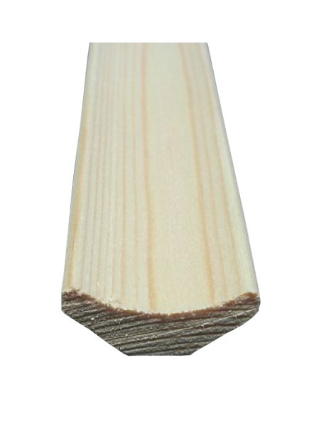 Kampas PVC vidinis medinis PUŠIS 18 x 18 mm