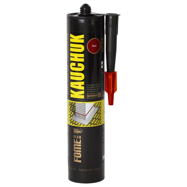 Hermetikas Fome Flex Kauchu, 300 ml,  raudonas