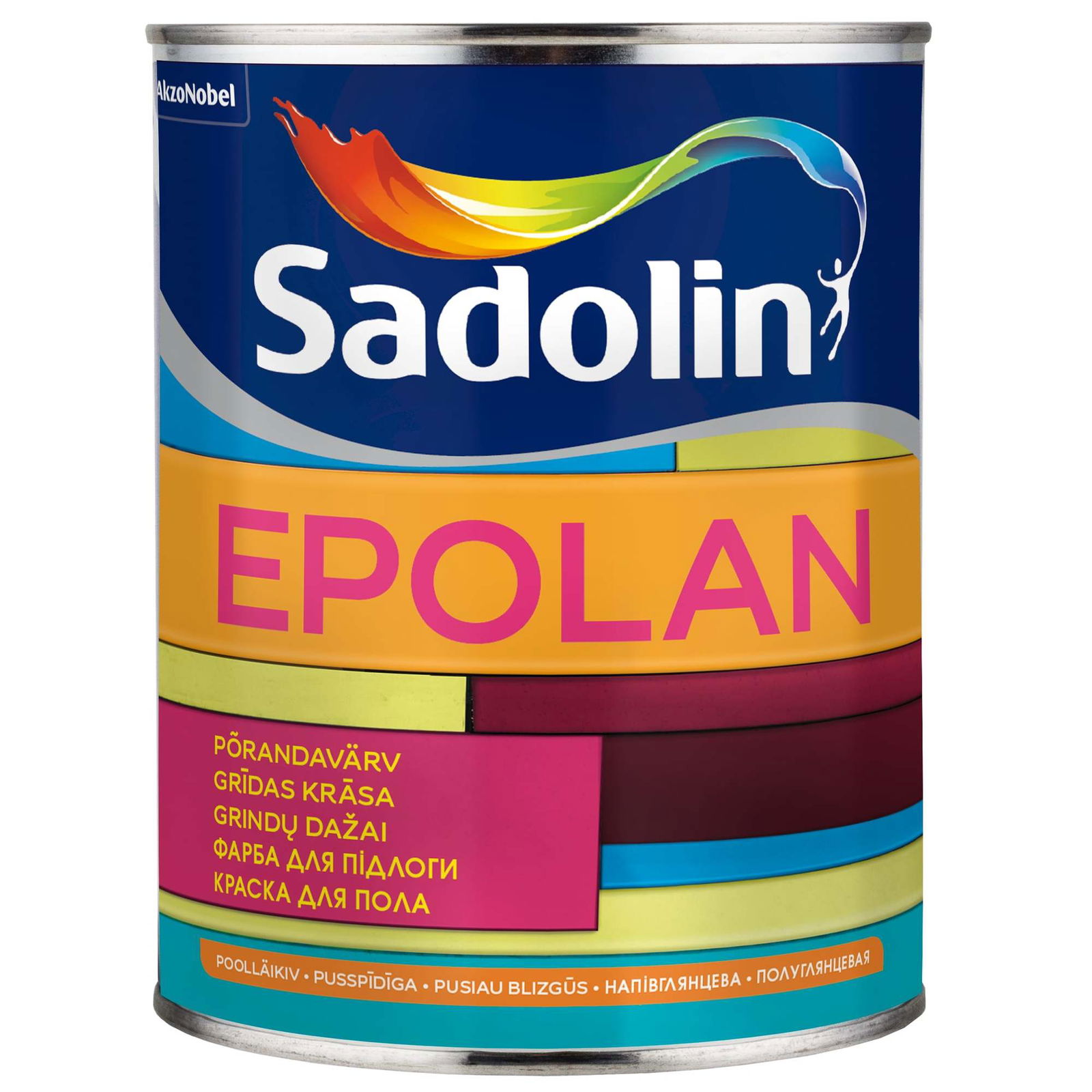 Grindų dažai SADOLIN EPOLAN, pusiau blizgūs, 0,93 l