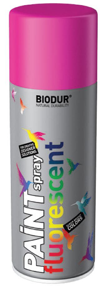 Purškiami fluorescenciniai emaliniai dažai BIODUR, žalios sp., 400 ml