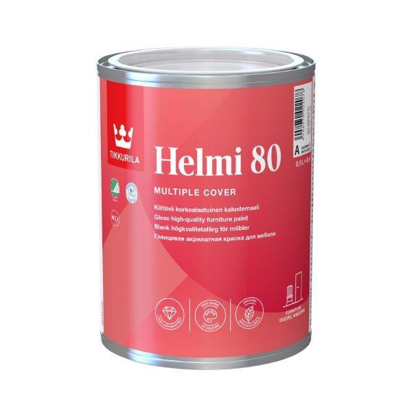 Baldų dažai TIKKURILA HELMI 30, pusiau matiniai, baltos sp., 0,9 l