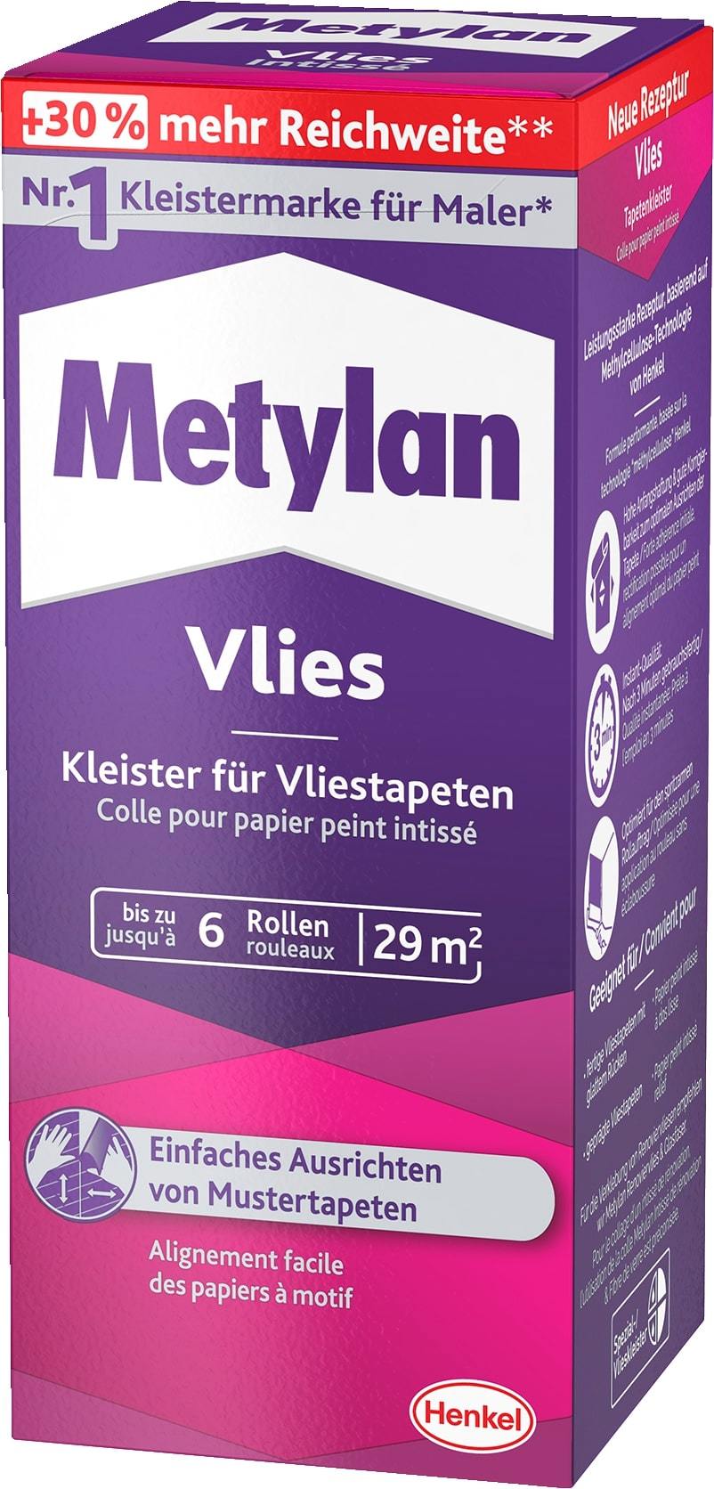 Klijai flizelininiams tapetams METYLAN Fleece, 180 g