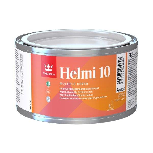 Baldų dažai TIKKURILA HELMI 10, matiniai, baltos sp., 0,225 l