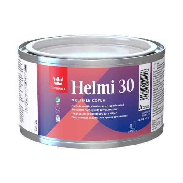 Baldų dažai TIKKURILA HELMI 30, pusiau matiniai, 0,225 l