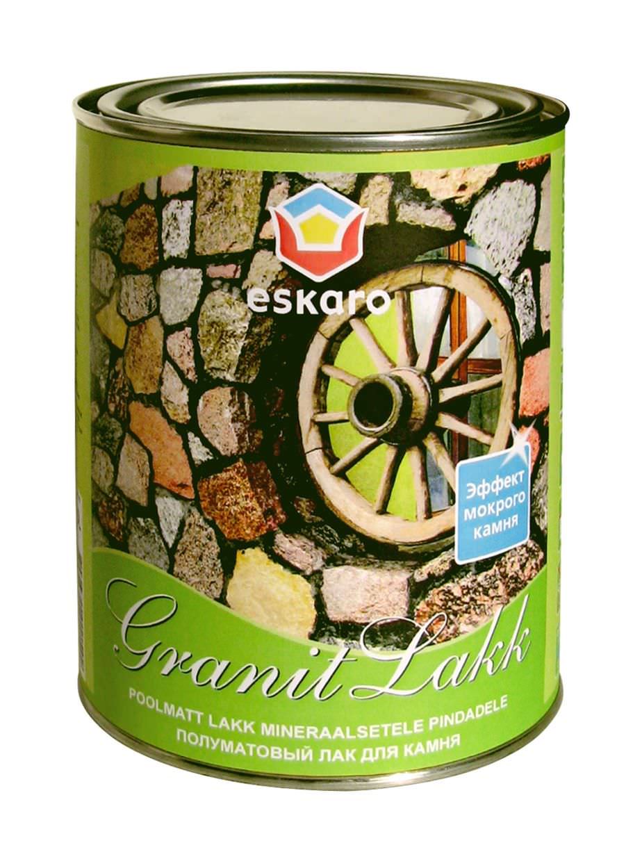 Akmens lakas ESKARO GRANIT LAKK, pusiau matinis, 950 ml