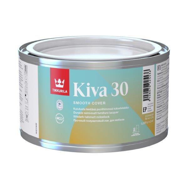 Baldų lakas TIKKURILA KIVA 30, EP bazė, 0,225 l