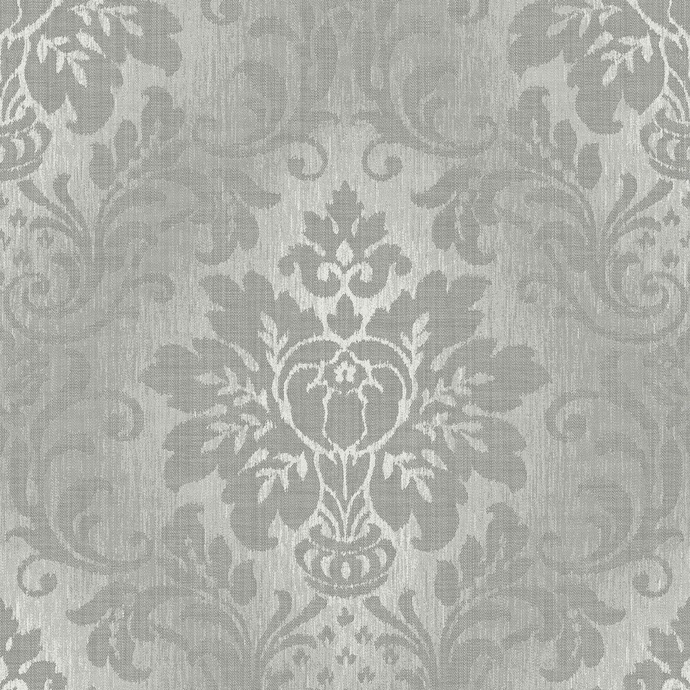 Viniliniai tapetai flizelino pagrindu GRANDECO FABRIC DAMASK, A10904, 0,53 x 10,05 m