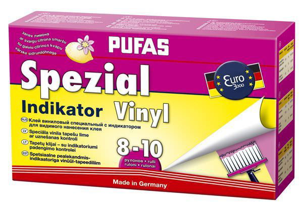 Vinilinių tapetų klijai PUFAS VINYL INDIKATOR EURO 3000, 300 g