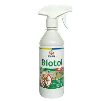 Priemonė pelėsiams, kerpėms, samanoms ir dumblaims naikinti ESKARO BIOTOL SPRAY, 0,5 l