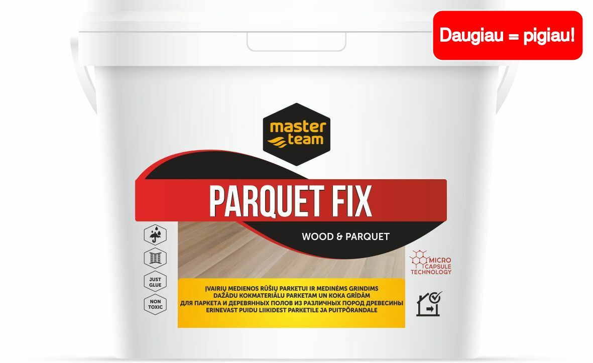 Parketo klijai MASTER TEAM PARQUET FIX, 10 kg