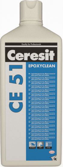 Specialus valiklis epoksido likučių ir apnašų valymui nuo plytelių Ceresit CE51 EpoxyClean, 1 l,