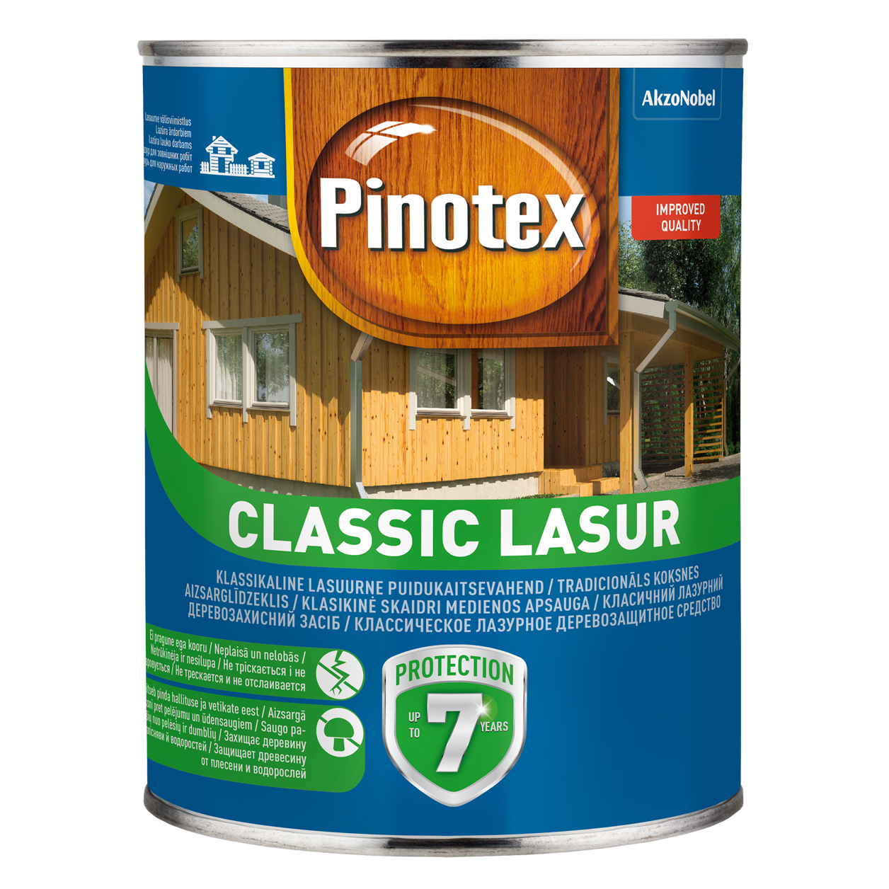 Medienos impregnantas PINOTEX CLASSIC AE, riešuto sp., 1 l