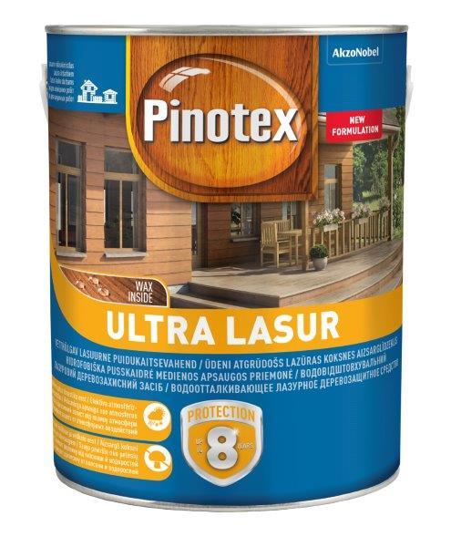 Medienos impregnantas PINOTEX ULTRA LASUR, purienos sp., 1 l