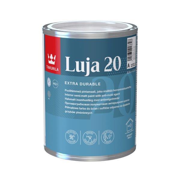 Sienų ir lubų dažai TIKKURILA LUJA 20, C bazė, pusiau matiniai, 0,9 l