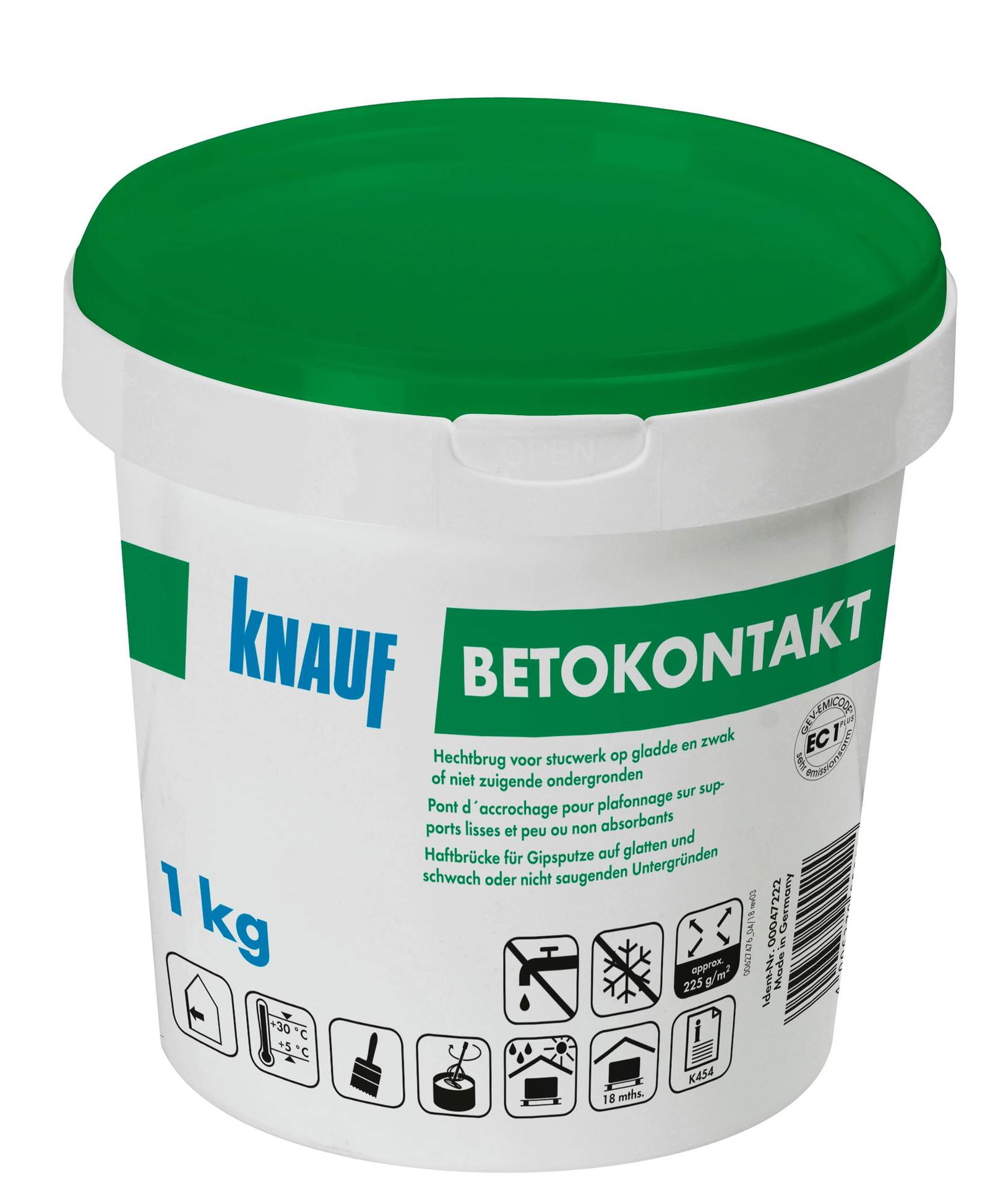 Neįgeriančių paviršių gruntas KNAUF BETOKONTAKT, 1 kg