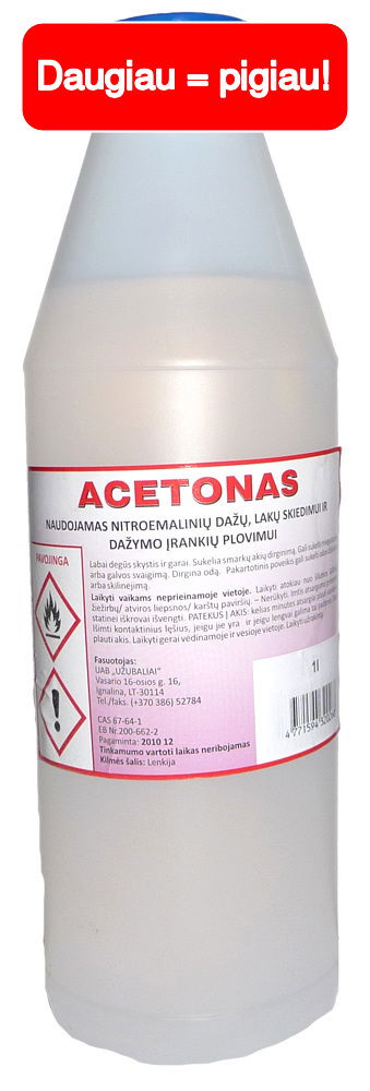 Acetonas, 1 l