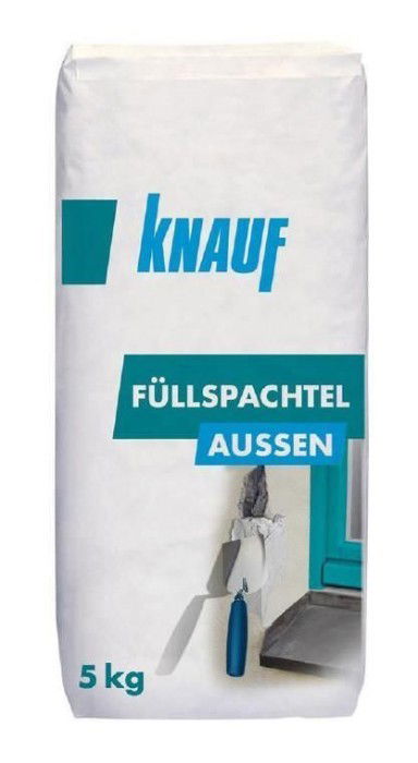 Cementinis remontinis glaistas KNAUF FULLSPACHTEL AUSSEN, baltos sp., 5 kg