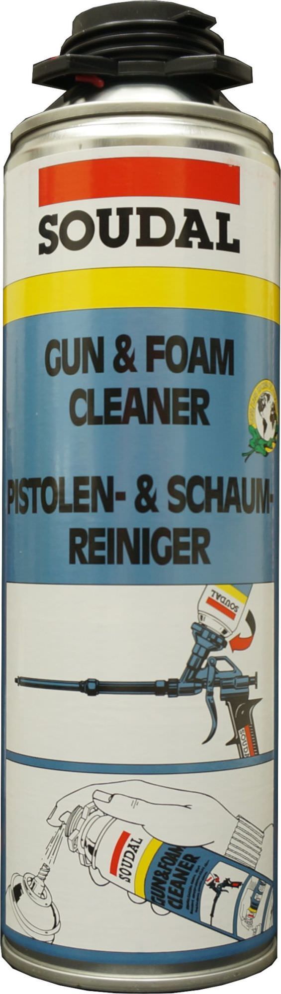 Montavimo putų valiklis SOUDAL GUN FOAM CLEANER, 500 ml