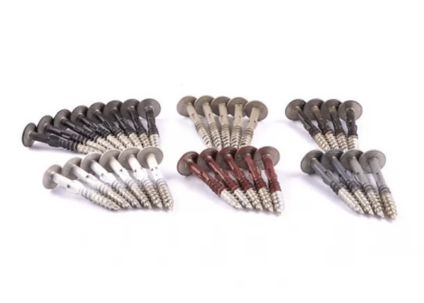 Sraigtai Cedral TORX, cementinių dailylenčių montavimui (įv.spalvų)