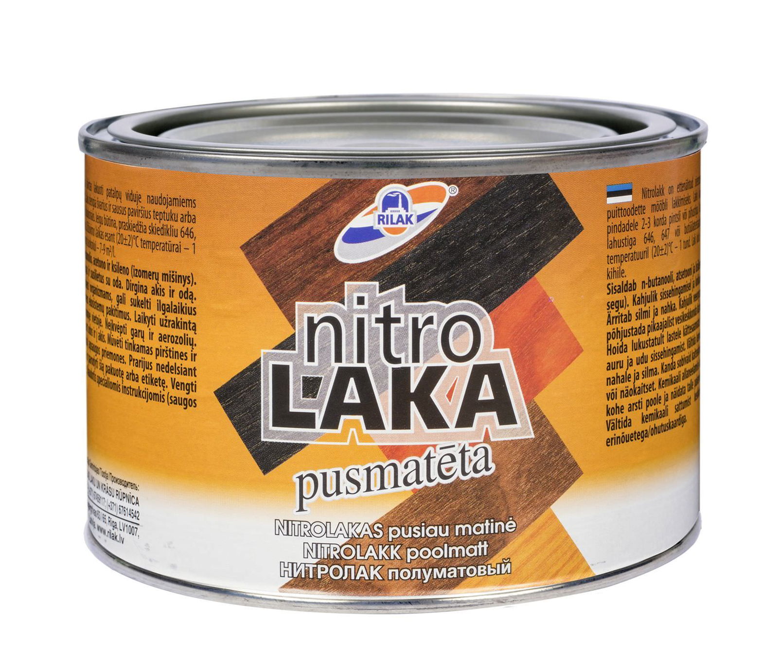 Greitai džiūstantis lakas RILAK, pusiau matinis, 450 ml