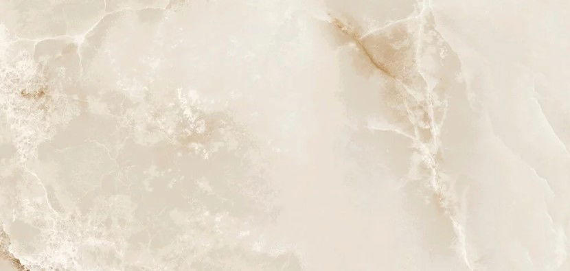 Akmens masės plytelės ALLURE CREMA, poliruotos, rekt., 60 x 120 cm