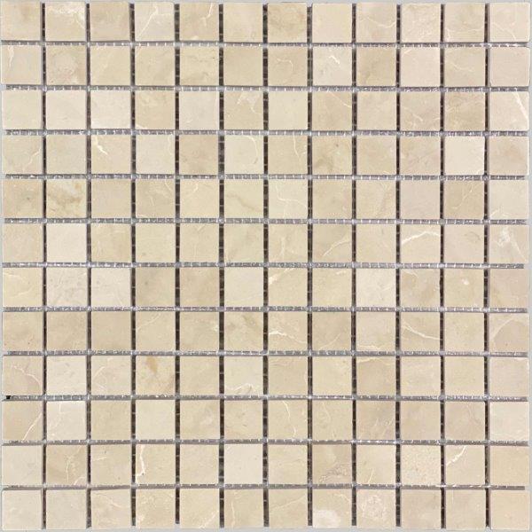 Akmens masės mozaika MARBLE BEIGE 30,5 x 30,5 cm