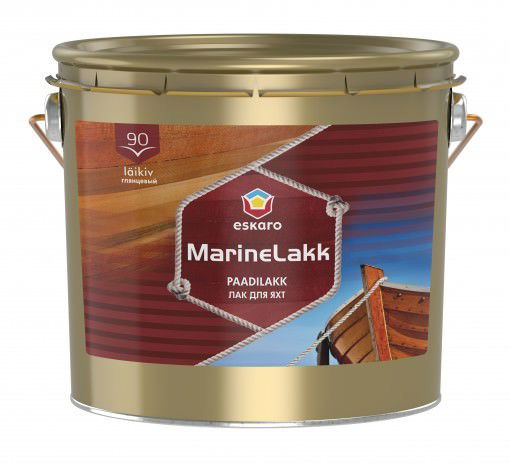 Drėgmei atsparus lakas ESKARO MARINE LAKK 90, blizgus, 2,4 l