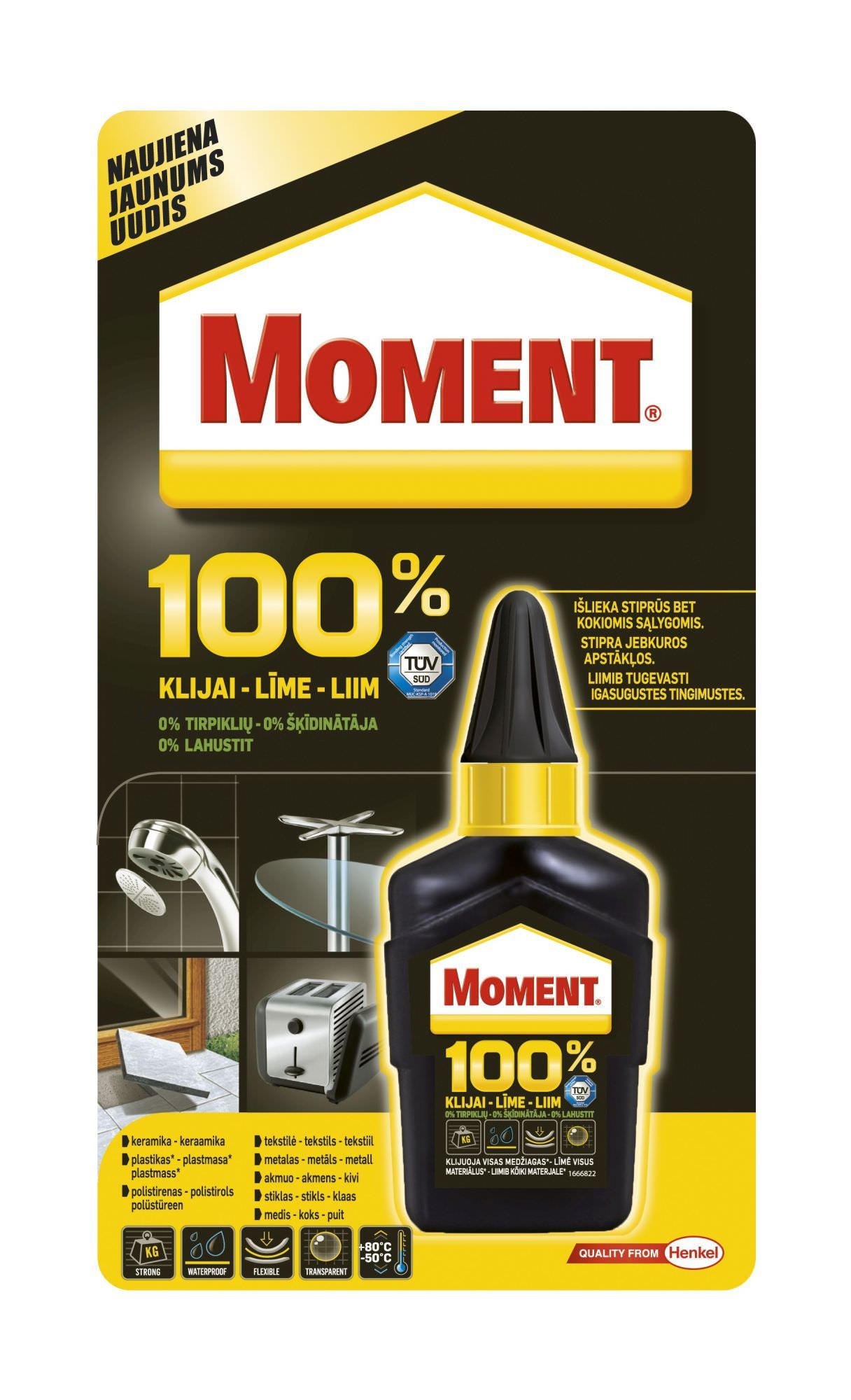 Universalūs klijai MOMENT, 100 %, 50 g