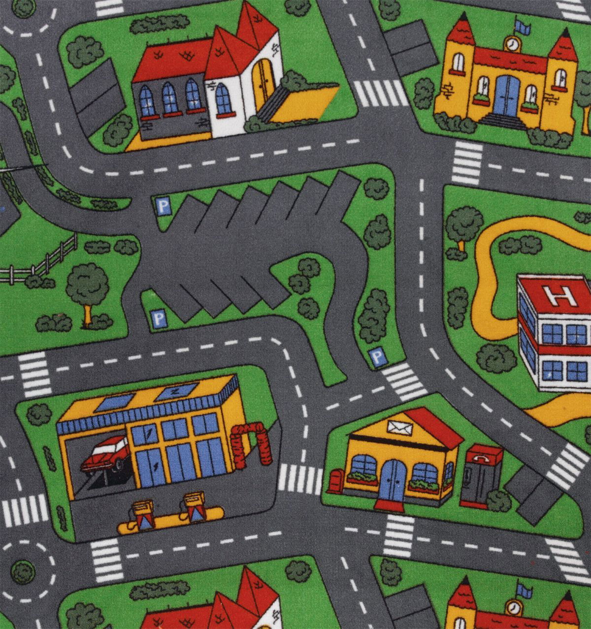 Kiliminė danga CITY LIFE B 158 LOOP PRINT V, su veltinio pagrindu, 4 m pločio, 100 % poliamido